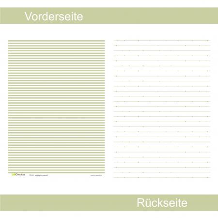 Pastellgrün gestreift - Designpapier